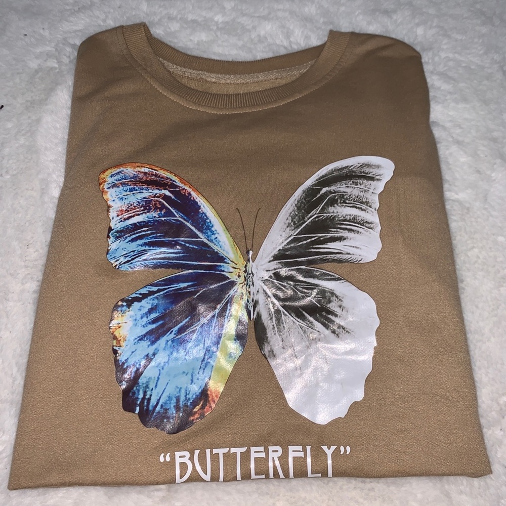 Butterfly crewneck